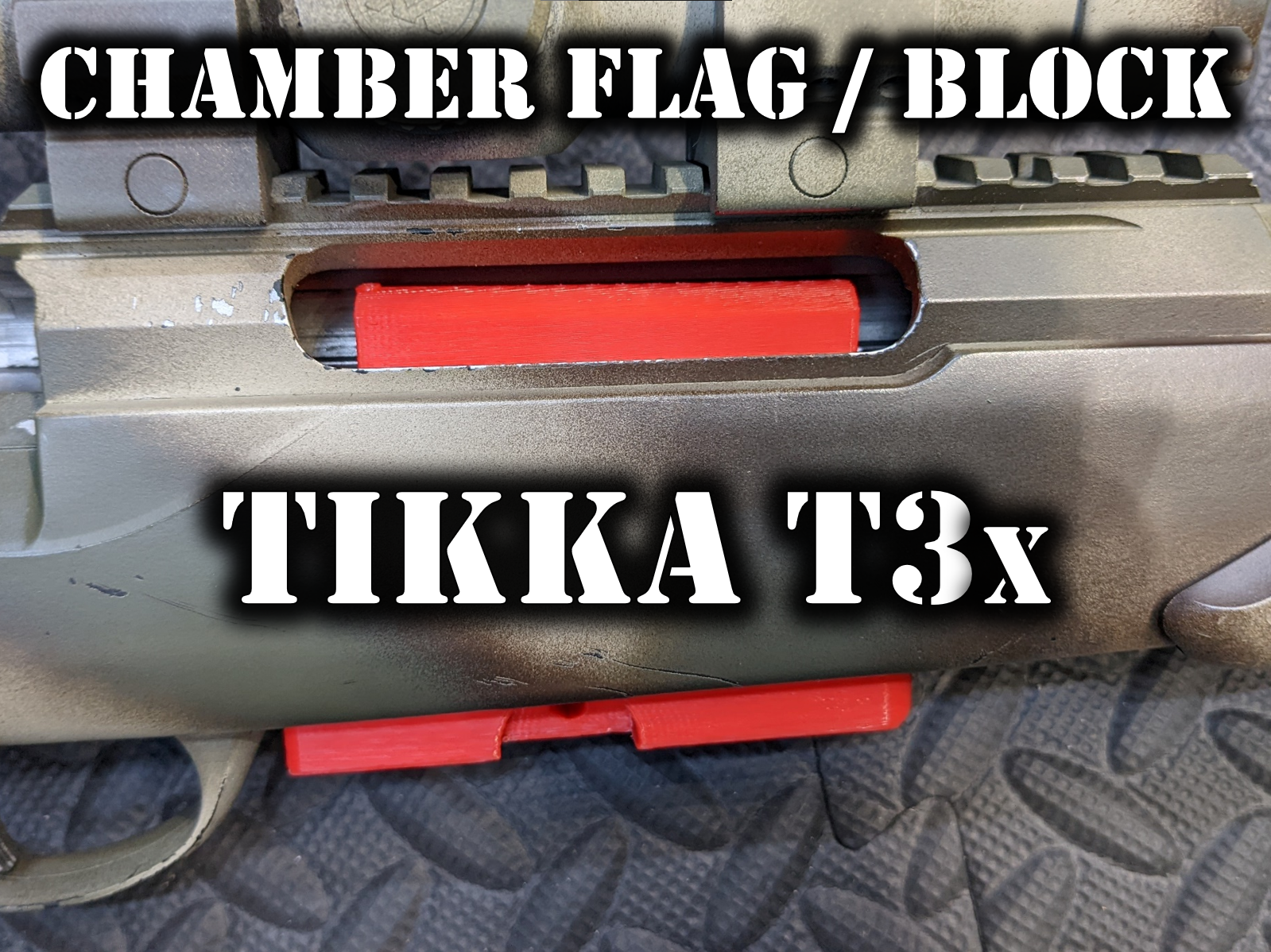 Tikka T3x & T3 Magazine Chamber Block
